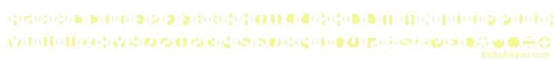 Шрифт DbLayer4Brk – жёлтые шрифты