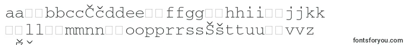 フォントCrr35E – ラトビアのフォント