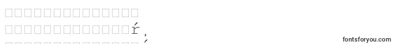 Crr35E-Schriftart – thailändische Schriften