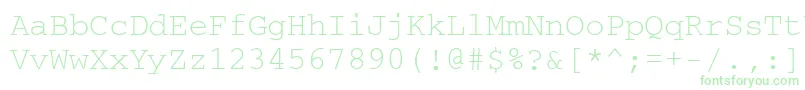 Crr35E Font – Green Fonts