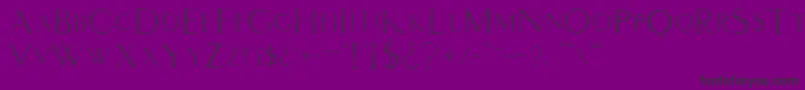 Intimcy2 Font – Black Fonts on Purple Background