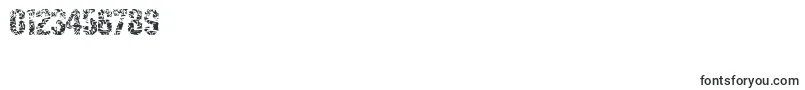 Fonte Scraping – fontes para números e dígitos