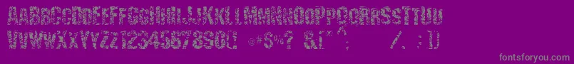 More about Scraping Font Scraping Font – Gray Fonts on Purple Background