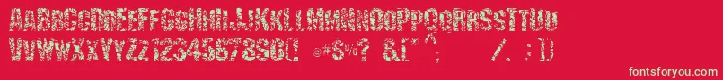 fuente Scraping – Fuentes Verdes Sobre Fondo Rojo