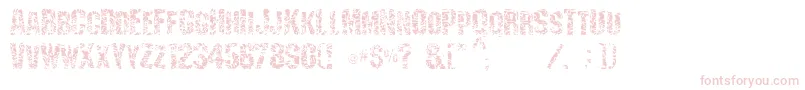 Scraping-Schriftart – Rosa Schriften