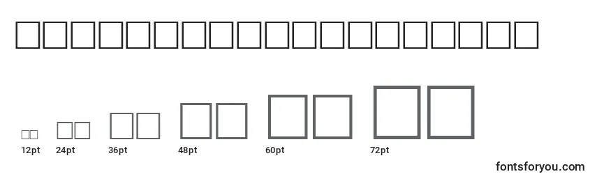 Größen der Schriftart McsMadinahSUNormal.