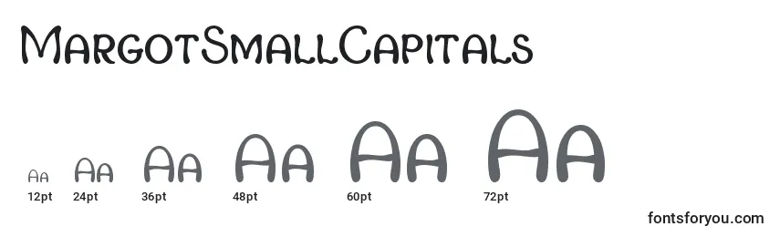 MargotSmallCapitals Font Sizes