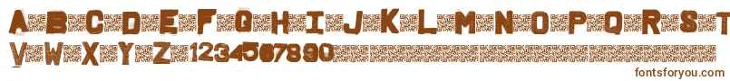 Fridgeletters Font – Brown Fonts