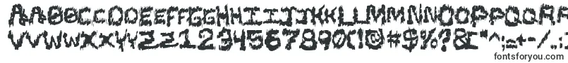 Шрифт Blacsst – заполненные шрифты