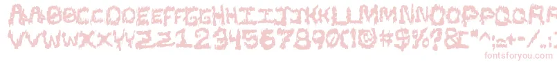 Blacsst Font – Pink Fonts on White Background