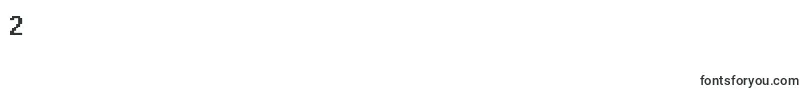 フォントMyPhoneN1280 – フォント数字2
