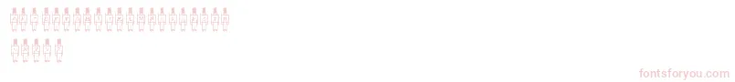 ToySoldier Font – Pink Fonts on White Background