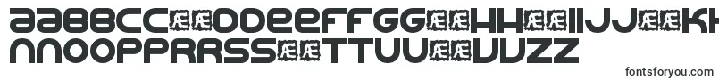 Fonte VertigoUpright2Brk – fontes em esperanto