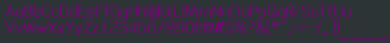 Tinbird Font – Purple Fonts on Black Background