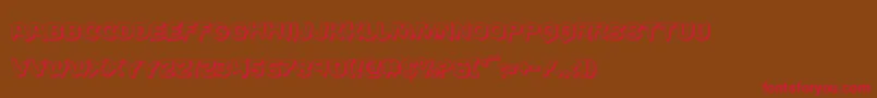 Wickerman3D Font – Red Fonts on Brown Background