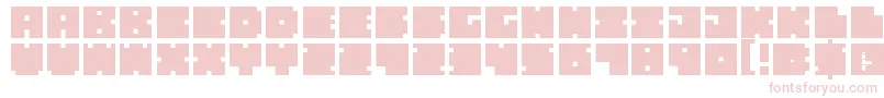 IceCubed Font – Pink Fonts on White Background