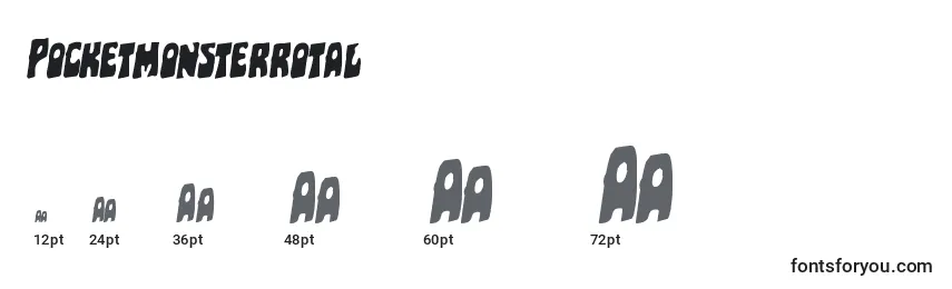 Pocketmonsterrotal Font Sizes
