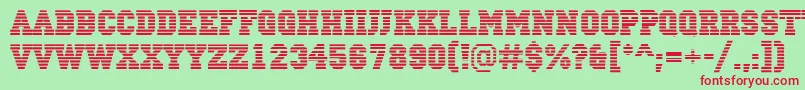 ACampusmarine Font – Red Fonts on Green Background