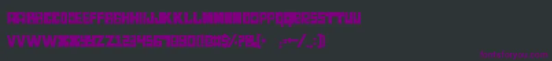 Luchitas Font – Purple Fonts on Black Background
