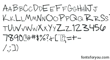 003EngineersHand font – Fonts Starting With 0
