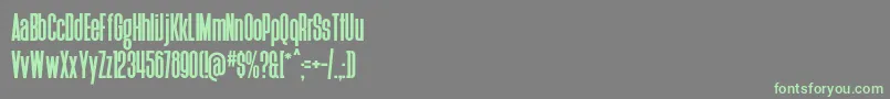 Heathergreen Font – Green Fonts on Gray Background