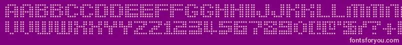 Berirg Font – Pink Fonts on Purple Background
