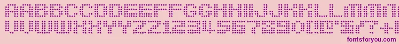 Berirg Font – Purple Fonts on Pink Background