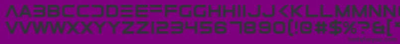 Шрифт ElementalEnd – чёрные шрифты на фиолетовом фоне