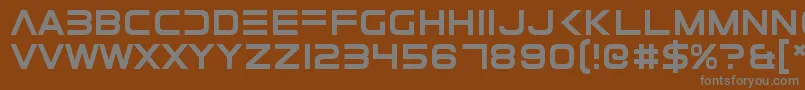 More about ElementalEnd Font ElementalEnd Font – Gray Fonts on Brown Background