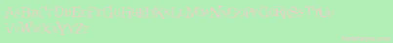 LexingtonHighFontByAsianpride7625D2xph8r Font – Pink Fonts on Green Background