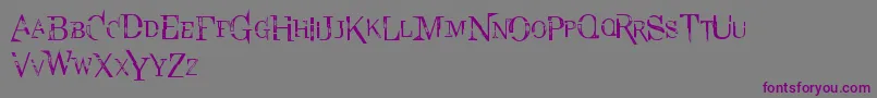 LexingtonHighFontByAsianpride7625D2xph8r-Schriftart – Violette Schriften auf grauem Hintergrund
