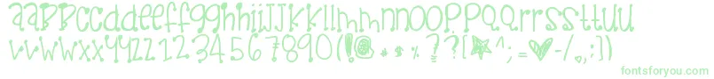 Pinkclouds Font – Green Fonts