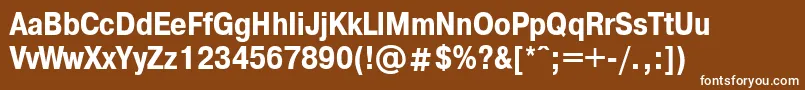 PragmaticacondbttBold Font – White Fonts on Brown Background