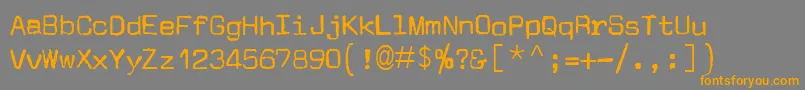 More about Jmletter Font Jmletter Font – Orange Fonts on Gray Background