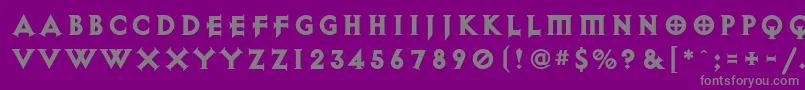 ExocetHeavyフォントについての詳細 フォントExocetHeavy – 紫の背景に灰色の文字