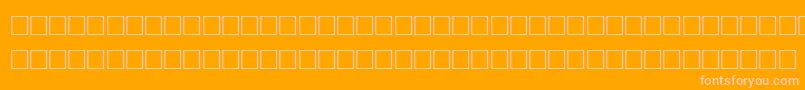 TautRegular Font – Pink Fonts on Orange Background