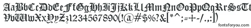 Cyrillicgoth-Schriftart – Schriften für PixelLab