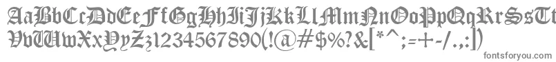 Шрифт Cyrillicgoth – серые шрифты