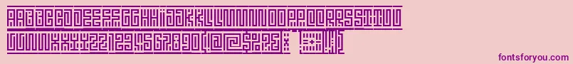 fuente Linotypeminos – Fuentes Moradas Sobre Fondo Rosa