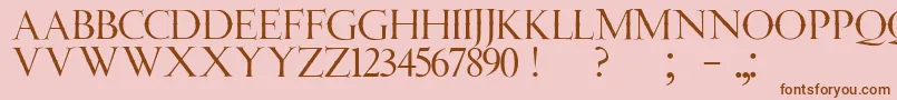 Lisätietoja JmhAngelusCap-fontista JmhAngelusCap-fontti – ruskeat fontit vaaleanpunaisella taustalla