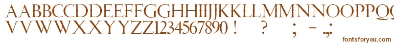 JmhAngelusCap-fontti – ruskeat fontit