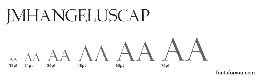 JmhAngelusCap Font Sizes