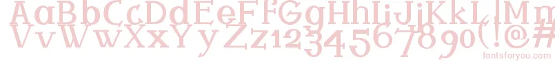 Ferqui Font – Pink Fonts on White Background