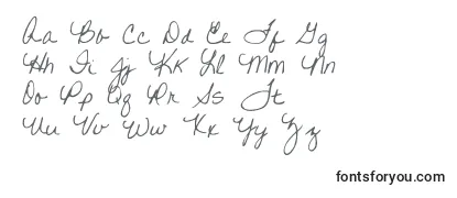 Writtenonhishands Font