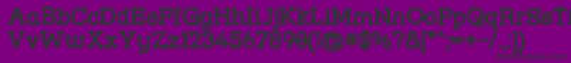 Strslml Font – Black Fonts on Purple Background