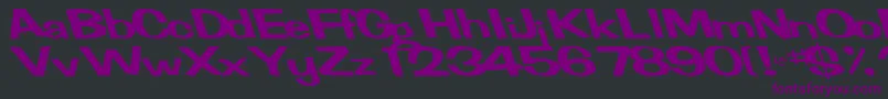 FertileRegularTtnorm Font – Purple Fonts on Black Background