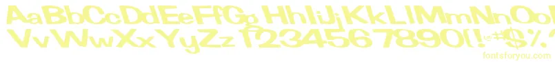 FertileRegularTtnorm Font – Yellow Fonts on White Background