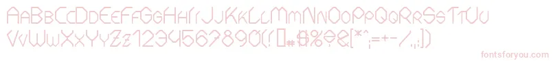 FontmakerSlash Font – Pink Fonts on White Background