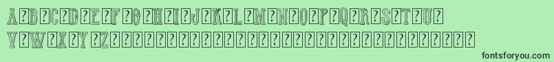 HotWinnerTeamDemo Font – Black Fonts on Green Background