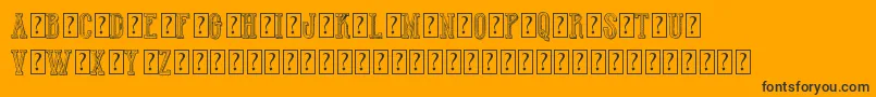 HotWinnerTeamDemo Font – Black Fonts on Orange Background